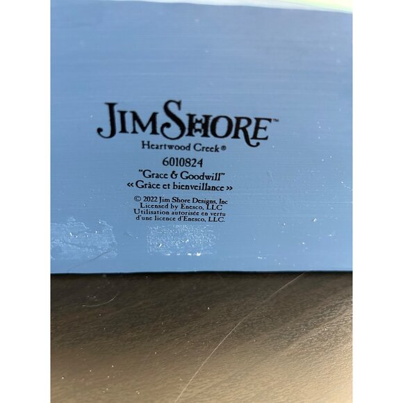 Santa 2022 Christmas 6010824 Figurine On Swan By Jim Shore "Grace & Goodwill" - Picture 7 of 8